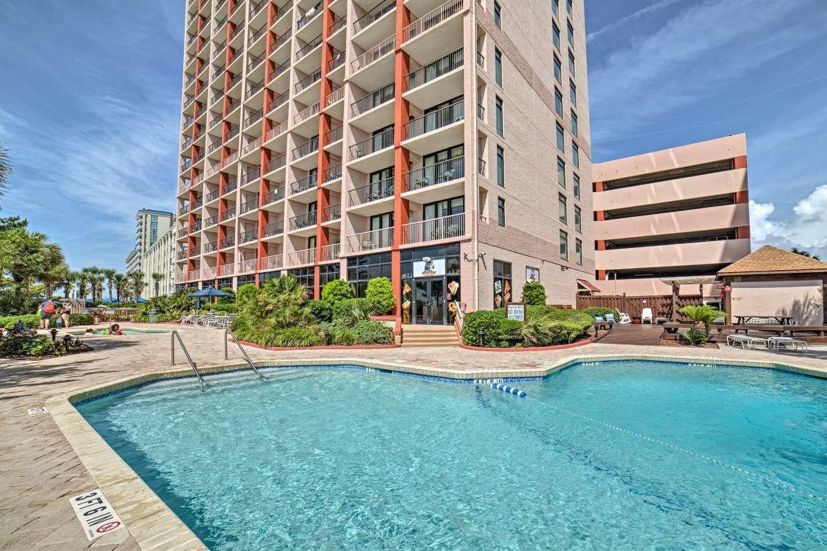 Beach Colony Ocean Front Executive Suite Myrtle Beach Exteriör bild
